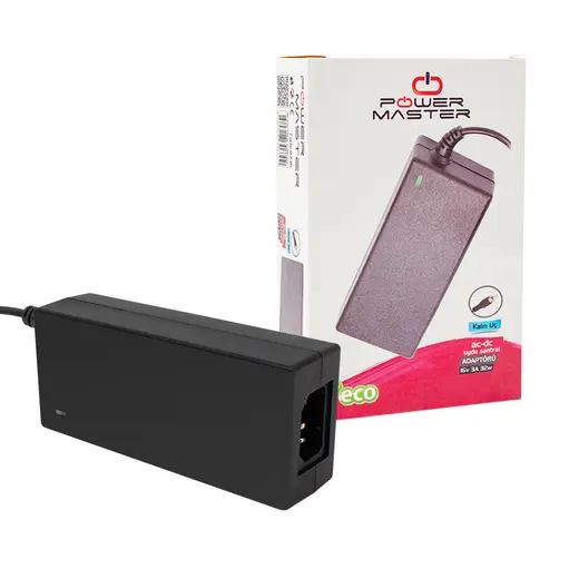 POWERMASTER PM-14311 16 VOLT - 3 AMPER 5.5*2.5 MM UÇLU PLASTİK KASA SANTRAL ADAPTÖRÜ (MASAÜSTÜ) görseli 3