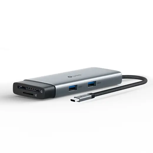 TP-LINK UH7021C USB-C 7port Hub 4K60Hz 100W PD SD görseli 8