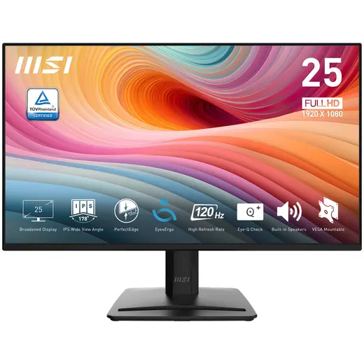 MSI 24.5" Pro MP252 E2 Flat IPS 1ms Adaptıve-Sync Siyah FHD Monitör