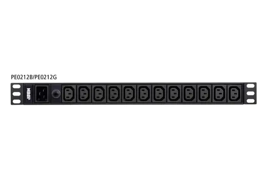 ATEN ATEN-PE0212G Basic PDU, 1U, 12AC prizler Basic PDU, 1U, 12AC outlets