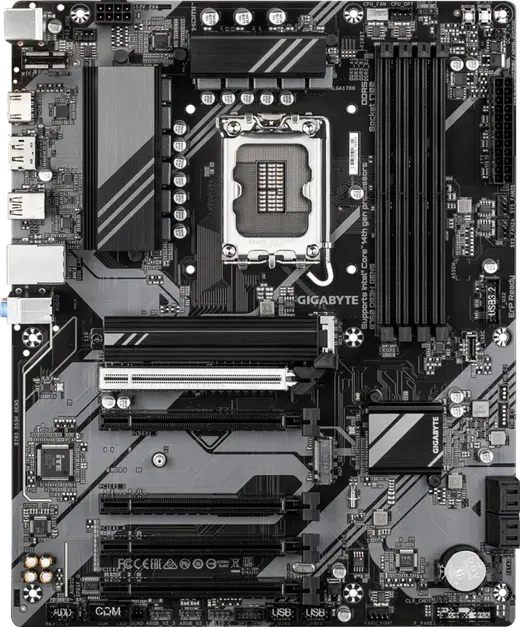 GIGABYTE B760 DS3H GEN5 DDR5 HDMI-DP TYPEC PCIE 4.0 1700p ATX görseli 3