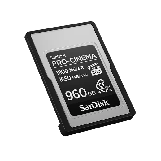 SANDISK 960GB PRO-CINEMA SDCFEA-960G-GN4NN CFexpress Type A PCIe Gen4 1800-1650MB/s Hafıza Kartı görseli 1