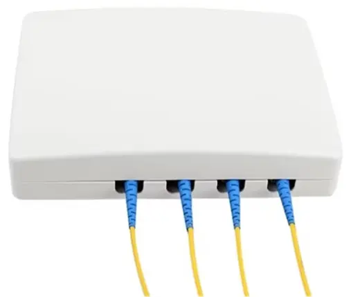 TELDATA TLD-FTTH465 FTTH SONLANDIRMA KUTUSU SIMPLEX-4 PORT-INDOOR-WHITE