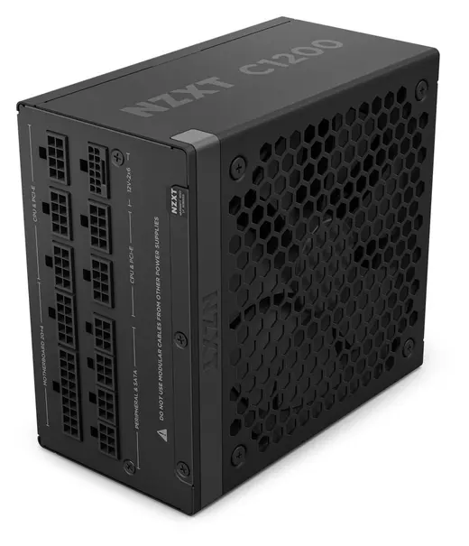 NZXT 1200W 80+ GOLD C1200 PA-2G2BB-EU Tam Modüler Power Supply görseli 5