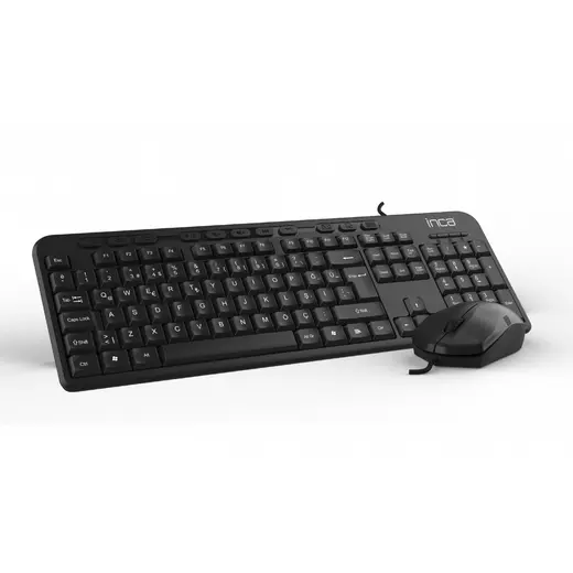 INCA IMK-375T Kablolu USB Q Trk Siyah Klavye - Mouse Set görseli 2