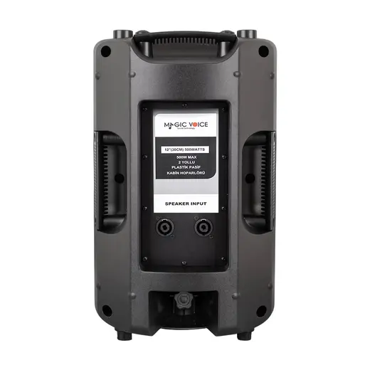 MAGICVOICE MV-3412 30 CM 500 WATT 12 PLASTİK KABİN PASİF HOPARLÖR (KÖPÜKSÜZ GÖNDERİLMESİN) görseli 3