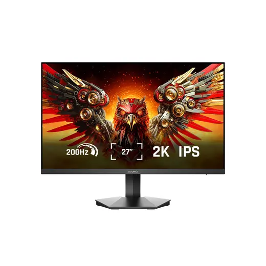 Koorui 27" G2721P IPS Gaming 200Hz 2K Monitör Siyah 1ms