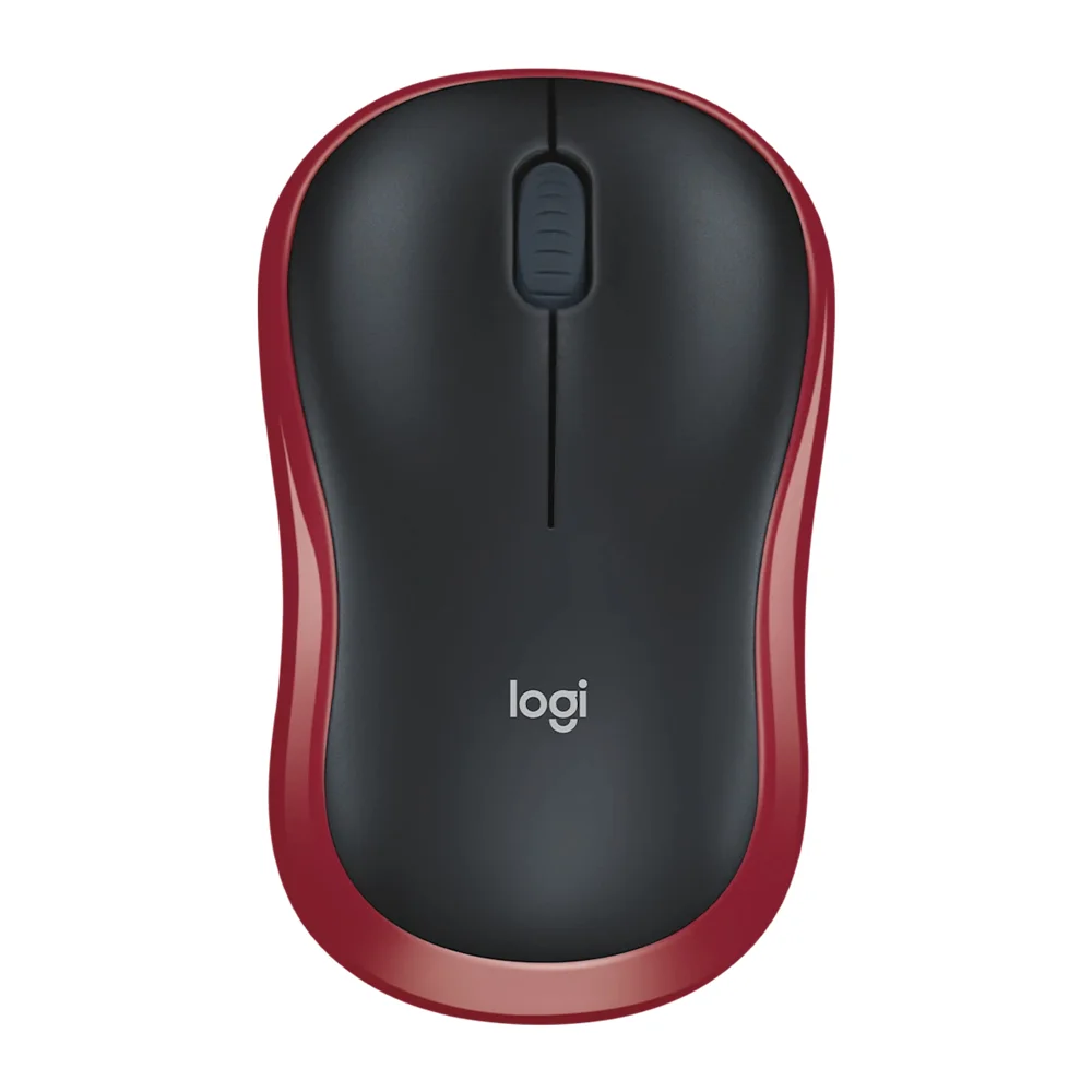Logitech M185 Kablosuz Mouse Kırmızı 910-002237