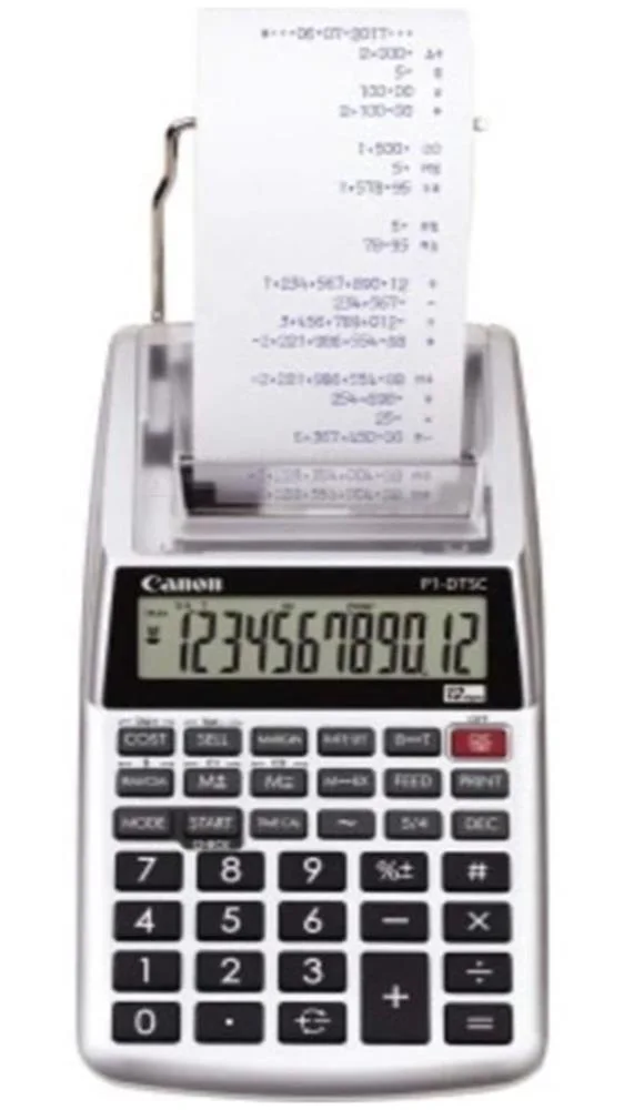 Canon P1-DTSC II 12 Hane Şeritli Hesap Makinesi