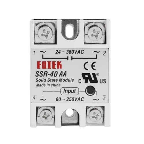 SSR TEK FAZLI SOLİD STATE RÖLE 80-250VAC 40A ANAHTAR KONTAKTÖR