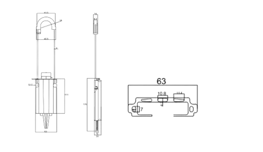 ADSS Aerial Gergi Ekipmanı Cable diameter 8-12mm alternatif görünüm