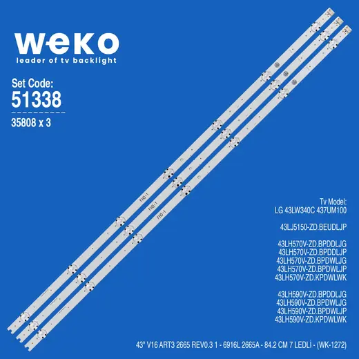 WKSET-6338 35808X3 43 V16 ART3 2665 REV0.3 1 3 ADET LED BAR
