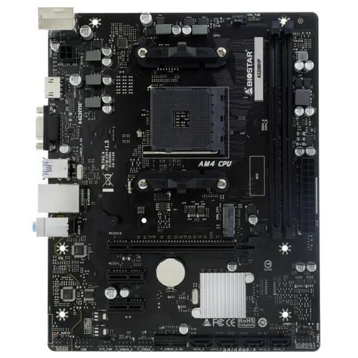 Biostar A520MHP 2.0 AMD AM4 DDR4 4400 HDMI VGA M2 mATX görseli 3
