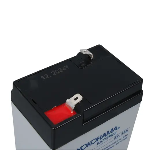 YOKOHAMA YH-64.0 6 VOLT - 4 AMPER IŞILDAK AKÜSÜ (70 X 48 X 101 MM) görseli 4
