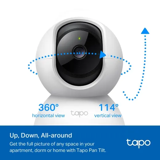 TP-LINK 3MP TAPO C210 Akıllı Güvenlik Bebek Kamerası Wlan (Kablosuz) görseli 3