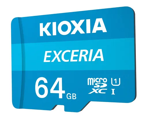 64 GB KIOXIA EXCERIA MICRO SDXC UHS-1 100MB/S (LMEX1L064GG2) alternatif görünüm