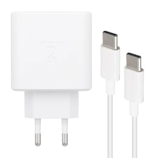 WEKO WK-21440 S11-C 25 WATT BEYAZ ŞARJ BAŞLIK ADAPTÖRÜ + TYPE-C TO TYPE-C KABLO (NO:9T) alternatif görünüm