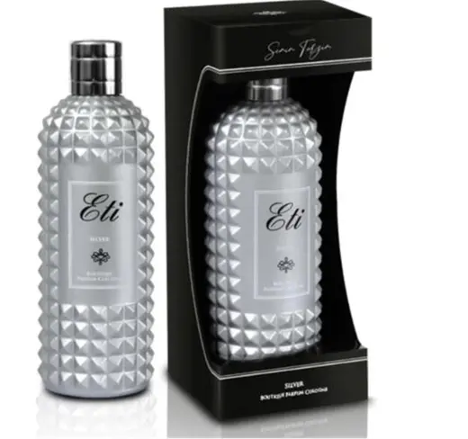 Eti BOUTIQUE Silver Cam Şişe Kolonya 300ml