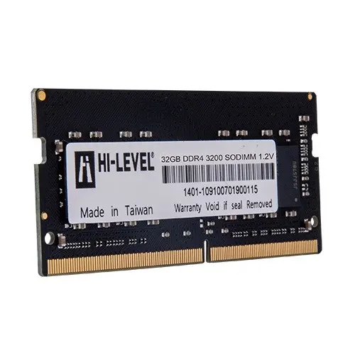 HI-LEVEL 32GB DDR4 3200MHZ NOTEBOOK RAM VALUE HLV-SOPC25600D4/32G görseli 2