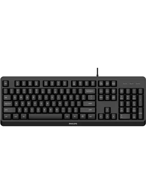 PHILIPS SPK6207BLB KABLOLU KLAVYE SIYAH alternatif görünüm