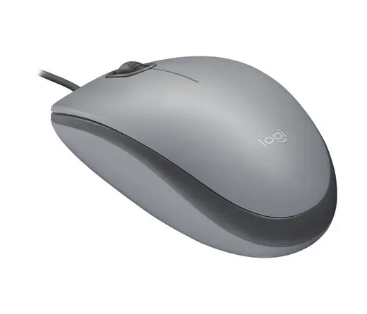Logitech M110 Kablolu Optik Mouse Gri 910-006760 görseli 3