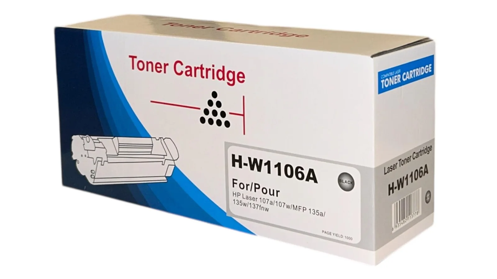 HP 106A Muadil Toner W1106A LaserJet MFP 137fnw 107A 135A 107w