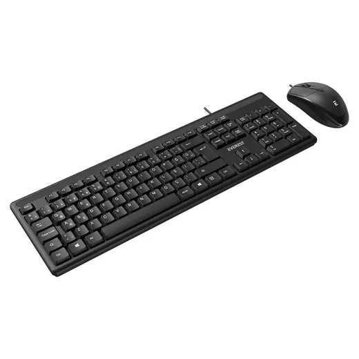 Everest KM-515 Usb Combo Q Kablolu Klavye/Mouse Set Siyah alternatif görünüm