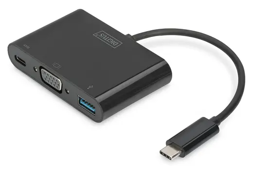 DIGITUS DA-70854 USB 3.1 (Gen. 1) (USB Tip C) VGA Grafik Adaptörü Giriş: 1 x USB Tip C erkek