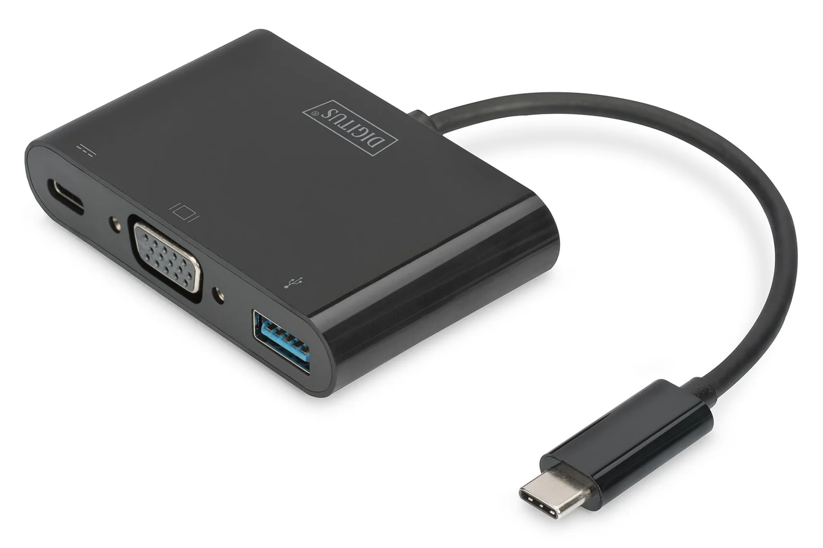 DIGITUS DA-70854 USB 3.1 (Gen. 1) (USB Tip C) VGA Grafik Adaptörü Giriş: 1 x USB Tip C erkek