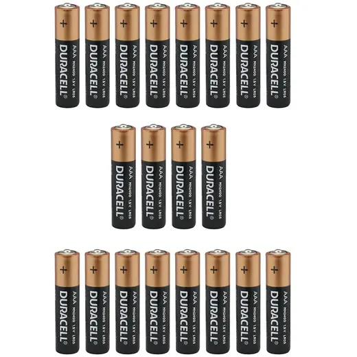 DURACELL LR03/MN2400 1.5 VOLT ALKALİN AAA İNCE KALEM PİL (20Lİ KARTELA PAKET FİYATI)(2Lİ YIRTMALI) alternatif görünüm