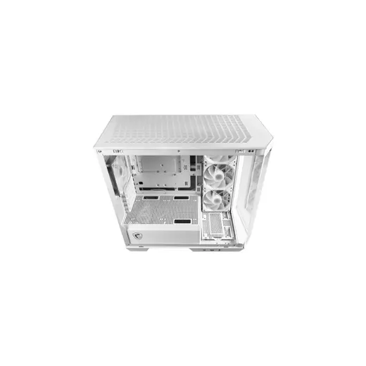 MSI MAG PANO M100R PZ ARGB Micro ATX Beyaz Mid Tower Kasa PSU YOK görseli 7