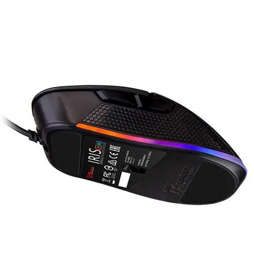 THERMALTAKE TT eSPORTS IRIS RGB Optical Gaming Mouse TTS-MO-IRS-WDOHBK-01 görseli 3