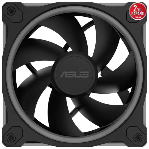 ASUS PRIME MR120 ARGB Black 120mm 1600RPM 58CFM PWM Aura Sync Kasa Fanı – 90DA00I0-B09000 görseli 3