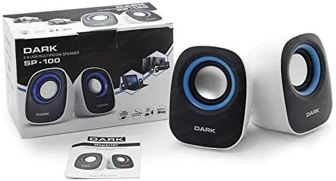 Dark (DK-AC-SP100) USB Hoparlör 1+1 Beyaz Renk görseli 3