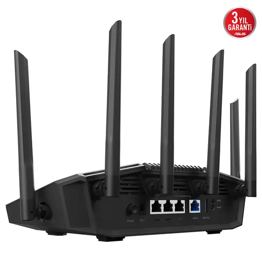 ASUS RT-BE90U Wıfı7 BE9400 AIMESH Router / 90IG0A30-MO9C10 görseli 1