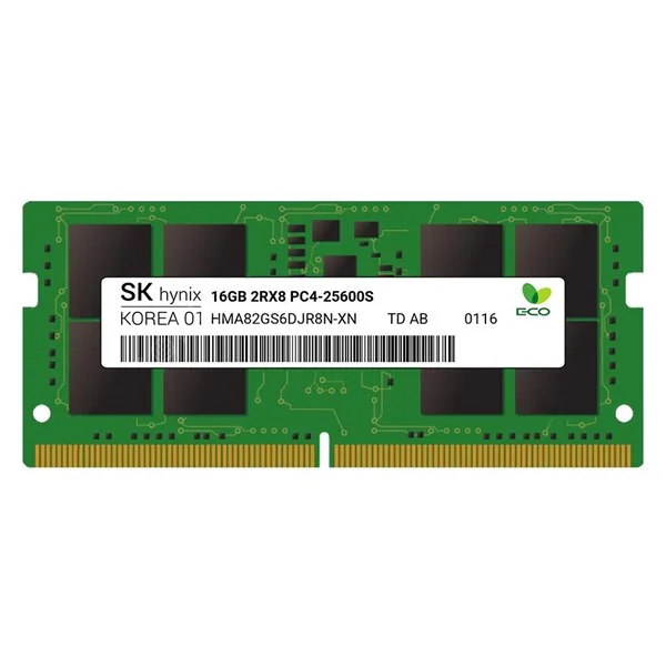 HyNIX 16GB DDR4 3200MHZ ECC NOTEBOOK RAM VALUE HMA82GS7DJR8N-XN