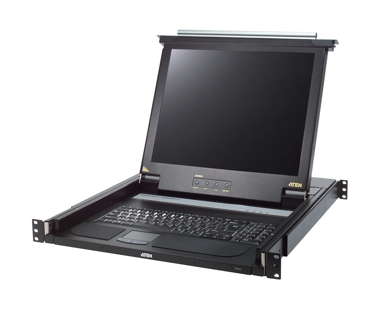ATEN ATEN-CL1000MT Sürgülü Kasaya Sahip, KVM Switch'i Olmayan, Türkçe Klavye, Touchpad ve 17" LCD Ekranı Bulunan Konsol