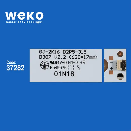 WKSET-6618 37282X3 GJ-2K16 D2P5-315 D407-V1.2 3 ADET LED BAR alternatif görünüm