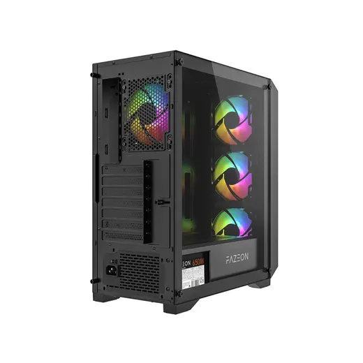 FAZEON F4 650W 80PLUS BRONZE Mesh 4x120mm ARGB Fanlı ATX Bilgisayar Kasası alternatif görünüm