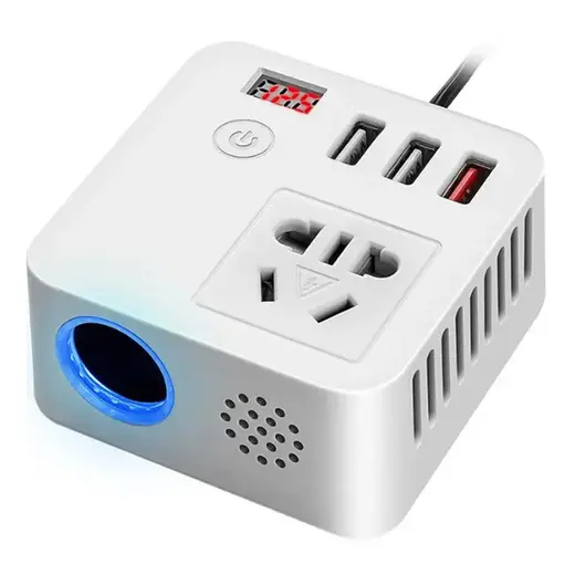 SUNUP ÇOK FONKSİYONLU USB ARAÇ İNVERTÖRÜ 12V/24V 220V GÜÇ DÖNÜŞTÜRÜCÜ alternatif görünüm