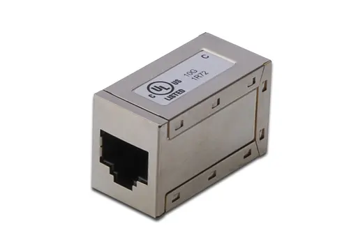 DIGITUS AT-AG 8/8 C6S CAT. 6 Adaptör (Coupler), Zırhlı/Shielded, RJ45 Dişi RJ45 Dişi