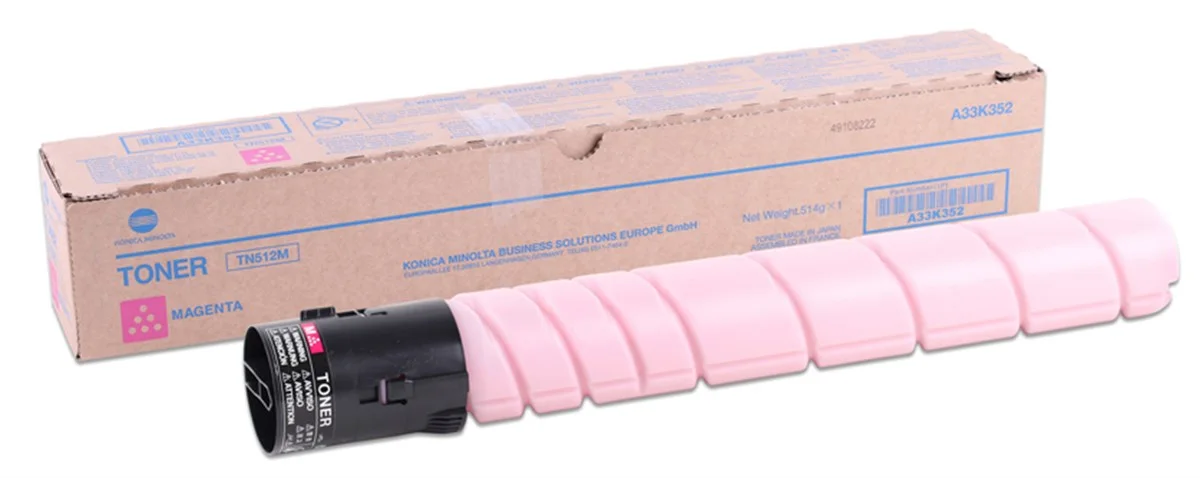 Minolta TN-512 Orjinal Kırmızı Toner C-454 C-554 A33K352