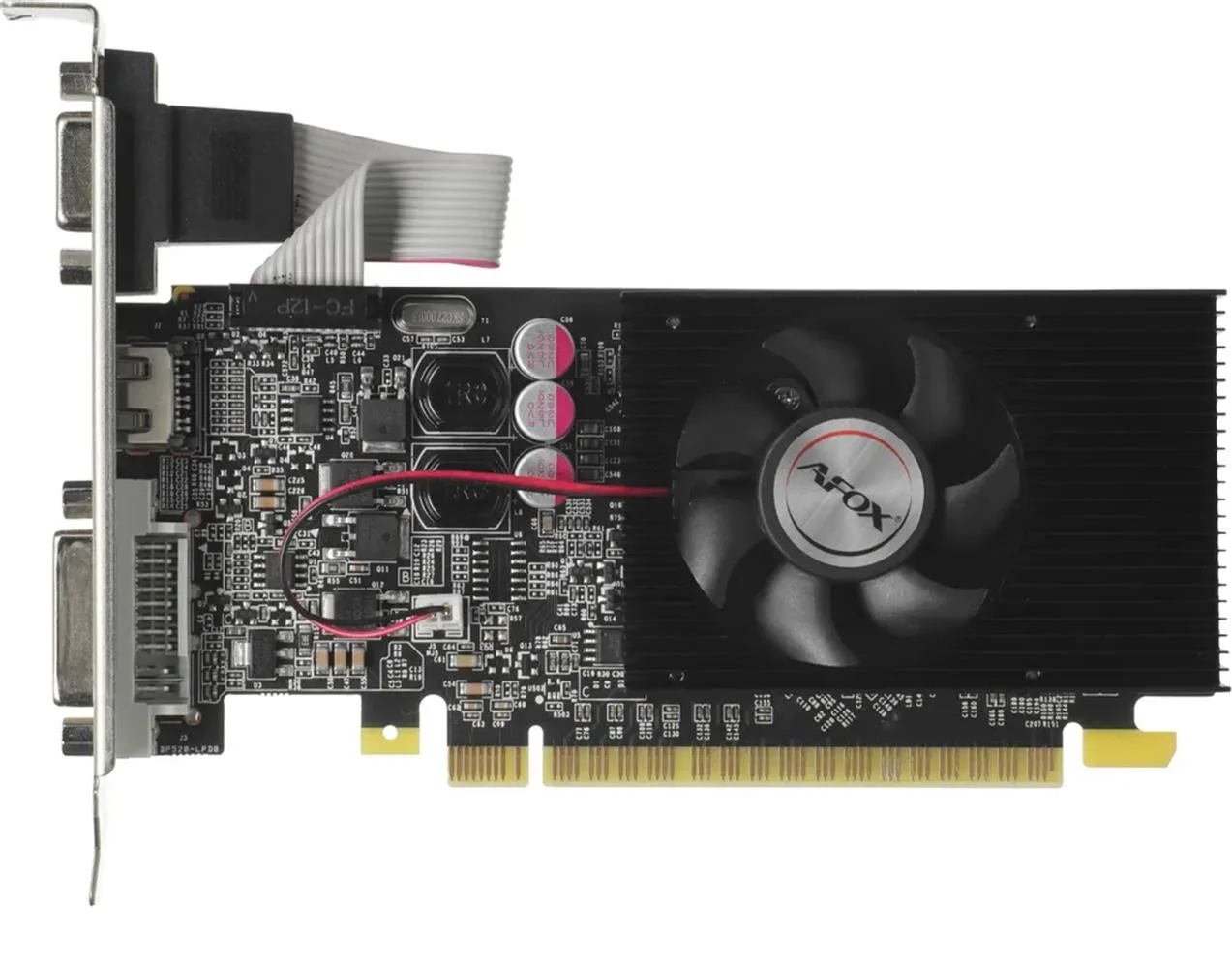 Afox Geforce Gt610 2gb Ddr3 64bit AF610-2048D3L5-V3 DVI HDMI VGA LP Single Fan Ekran Kartı