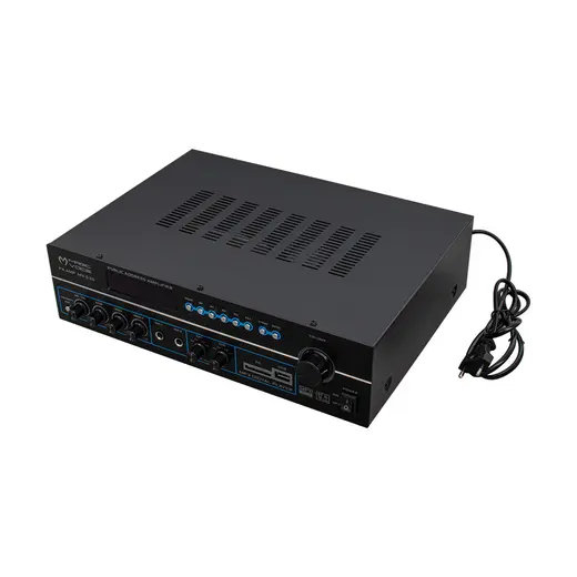 MAGICVOICE MV-530 120 WATT USB/SD/UK BLUETOOH 2 MİK GİRİŞLİ 2 BÖLGELİ HAT TRAFOLU ANFİ görseli 3