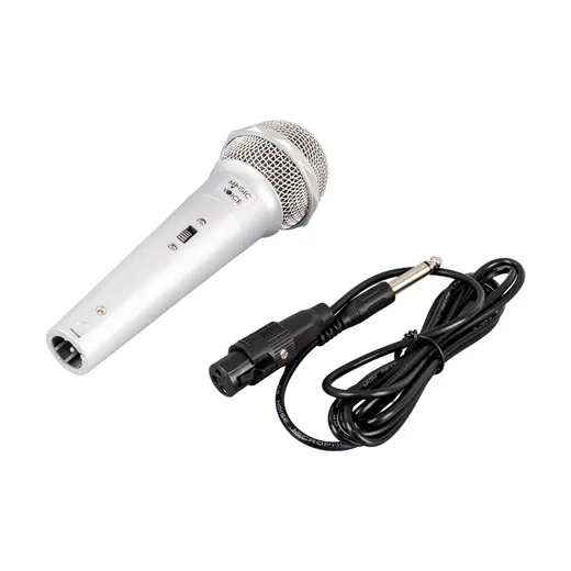 MAGICVOICE MV-4676 DİNAMİK GRİ KABLOLU EL MİKROFONU alternatif görünüm