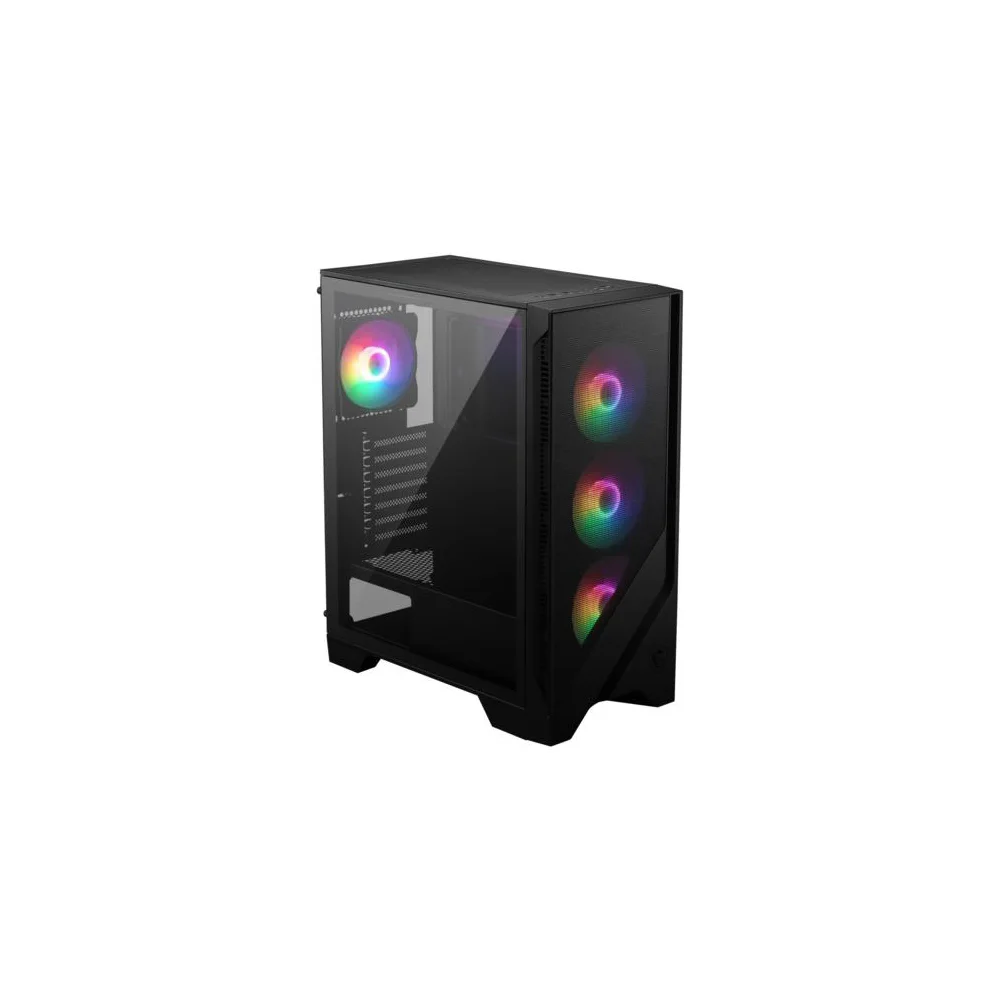 MSI MAG FORGE 120A AIRFLOW Temperli Cam RGB Atx Mid Tower Kasa PSU YOK
