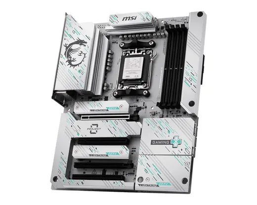 MSI B850 GAMING PLUS WIFI7 PZ DDR5 HDMI-DP TYPEC PCIE 5.0 AM5 ATX görseli 4