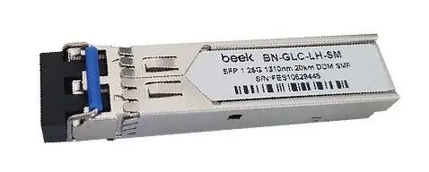 BEEK BN-GLC-LH-SM 1000Base-LX (LC/20Km/1310nm/Single-Mode) SFP Modül, 1.25Gb/s, Cisco, Extreme, NORTEL, ZTE, Huawei