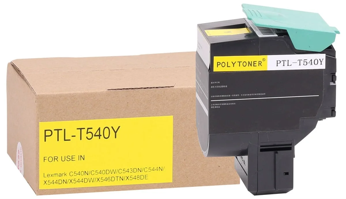 Lexmark Polytoner C540A1YG C-540 C-543 C-544 1000Syf. Sarı Toner