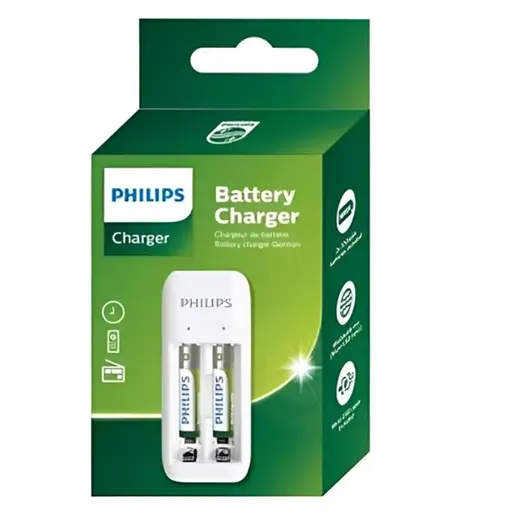 PHILIPS SCB2070NB/00 2Lİ 2 ADET X AAA 700MAH PİLLİ - PİL ŞARJ CİHAZI görseli 3